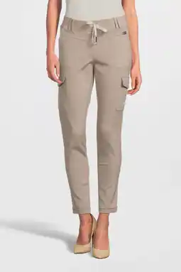 Wehkamp TQ-Amsterdam regular fit broek Karin beige aanbieding