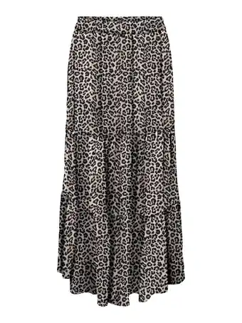 Wehkamp ONLY CARMAKOMA maxi rok met panterprint aanbieding