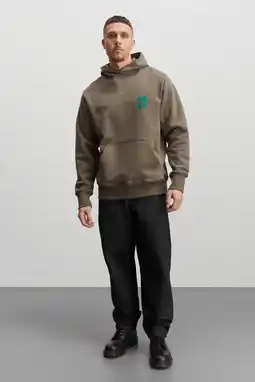 Wehkamp MADS NØRGAARD - COPENHAGEN hoodie kaki aanbieding