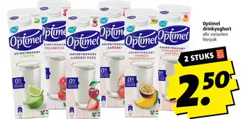 Boni Optimel drinkyoghurt aanbieding