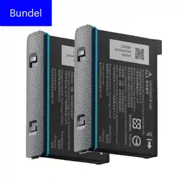 Bol.com Insta360 - Batterij voor X3 - Dual Pack Bundel - 1800mAh - CINAQBT/A - 2 Batterijen Accu aanbieding