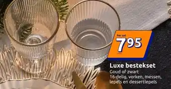 Action Luxe bestekset aanbieding