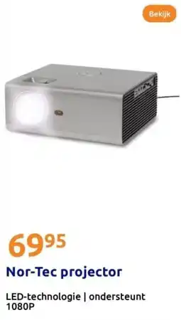 Action Nor-Tec projector aanbieding