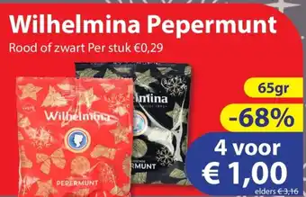 Die Grenze Wilhelmina Pepermunt aanbieding