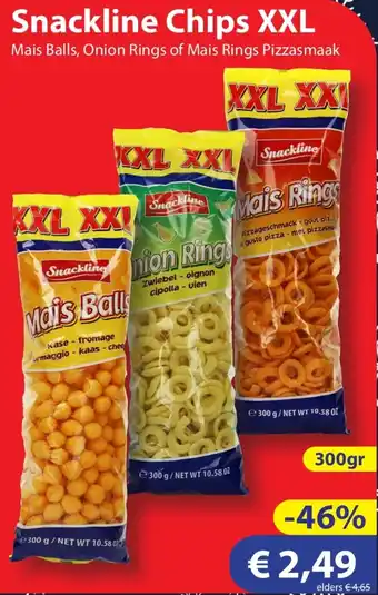 Die Grenze Snackline Chips XXL aanbieding