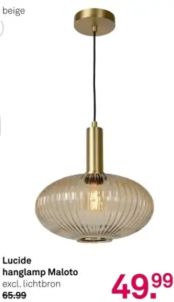 Karwei Lucide hanglamp Maloto aanbieding