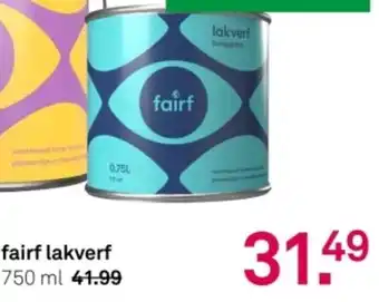 Karwei Fairf lakverf aanbieding