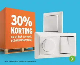 GAMMA Al het A-merk schakelmateriaal aanbieding