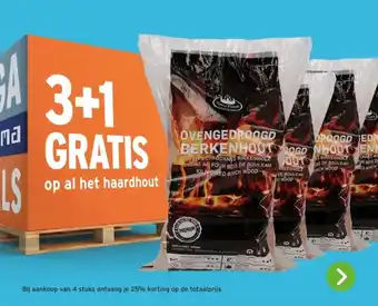 GAMMA Al het haardhout aanbieding