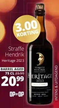 Mitra Straffe Hendrik Heritage 2023 aanbieding