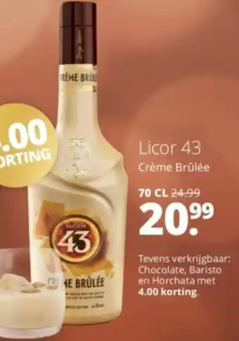 Mitra Licor 43 Crème Brûlée aanbieding
