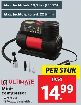 Lidl Mini-compressor aanbieding