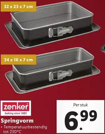 Lidl Zenker Springvorm aanbieding