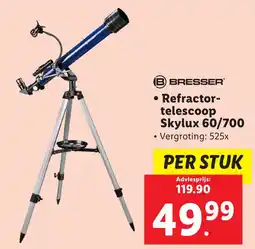 Lidl BRESSER Refractor-telescoop Skylux 60/700 aanbieding