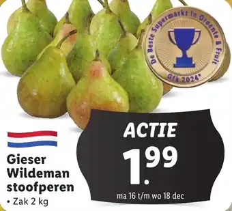 Lidl Gieser Wildeman stoofperen aanbieding