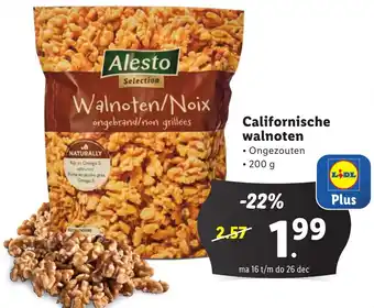 Lidl Californische walnoten aanbieding