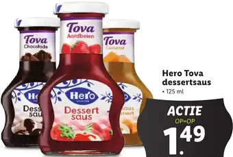 Lidl Hero Tova dessertsaus aanbieding