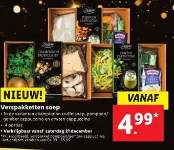 Lidl Verspakketten soep aanbieding