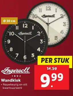 Lidl Wandklok aanbieding