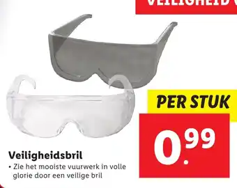 Lidl Veiligheidsbril aanbieding