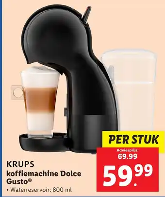 Lidl Krups koffiemachine Dolce Gusto aanbieding