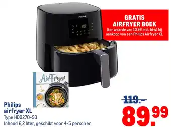 Makro Philips airfryer XL aanbieding