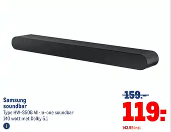 Makro Samsung soundbar aanbieding