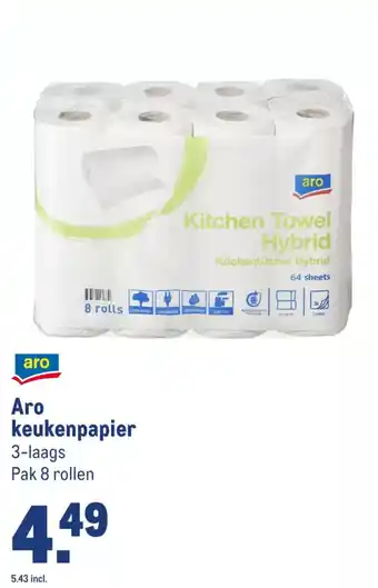 Makro Aro keukenpapier aanbieding