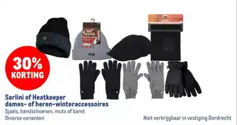 Makro Sarlini of Heatkeeper dames of heren winteraccessoires aanbieding