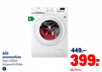 Makro AEG wasmachine aanbieding