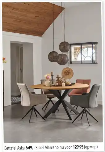 Pronto wonen Eettafel Aska aanbieding