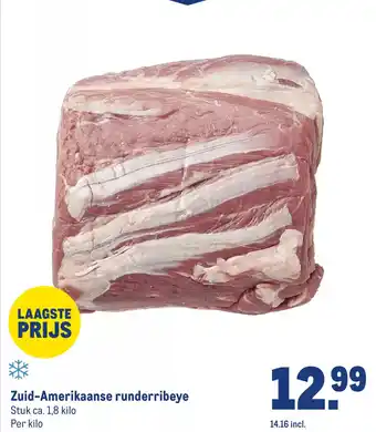 Makro Zuid Amerikaanse runderribeye aanbieding