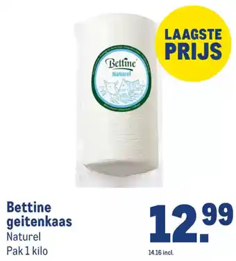 Makro Bettine geitenkaas aanbieding