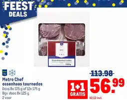 Makro Metro Chef ossenhaas tournedos aanbieding