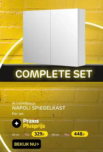 Praxis Napoli Spiegelkast aanbieding