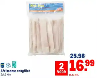 Makro Afrikaanse Tongfilet aanbieding