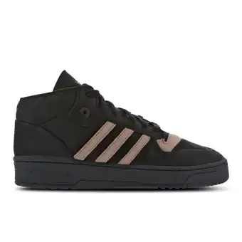 Foot Locker Adidas Rivalry Heren Schoenen - Zwart - Maat: 41 1/3 - Leer - Foot Locker aanbieding