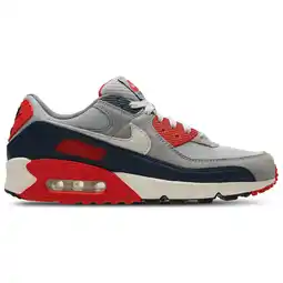 Foot Locker Nike Air Max 90 Heren Schoenen - Grijs - Maat: 41 - Mesh/Synthetisch - Foot Locker aanbieding