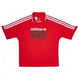 Foot Locker Adidas Street Unisex T-shirts - Rood - Maat: 129 - 134 CM - Foot Locker aanbieding