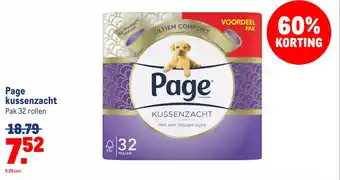 Makro Page kussenzacht aanbieding