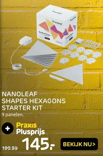 Praxis Nanoleaf Shapes Triangles starter kit aanbieding