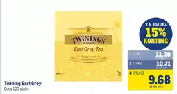 Makro Twining Earl Grey aanbieding