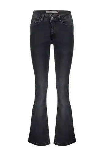 Wehkamp Geisha flared jeans black denim aanbieding