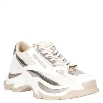 Wehkamp Steve Madden Zoomz chunky sneakers ecru/goud aanbieding