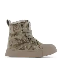 Wehkamp Shoesme fluwelen sneakers goud aanbieding