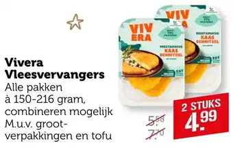 Coop Vivera Vleesvervangers aanbieding