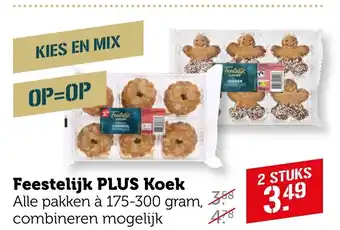 Coop Feestelijk PLUS Koek aanbieding