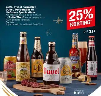 Coop Leffe tripen karmeliet duvel desperados of liefmans speciaalbier of leffe blond aanbieding