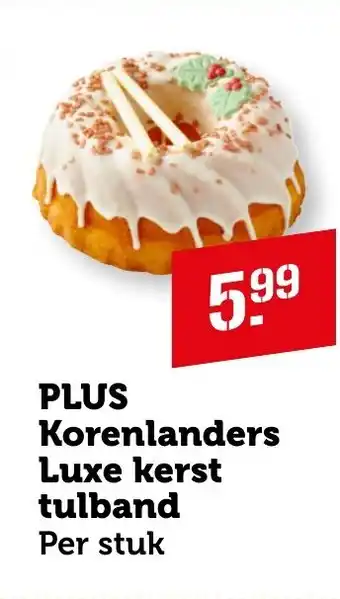 Coop Plus korenlanders luxe kerst tulband aanbieding