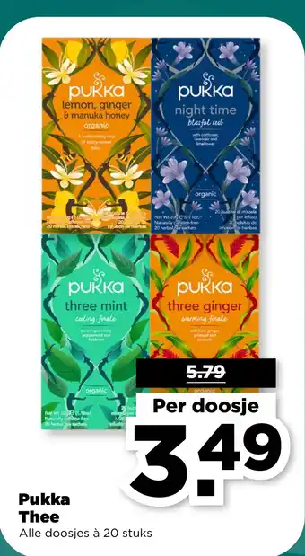 PLUS Pukka thee aanbieding